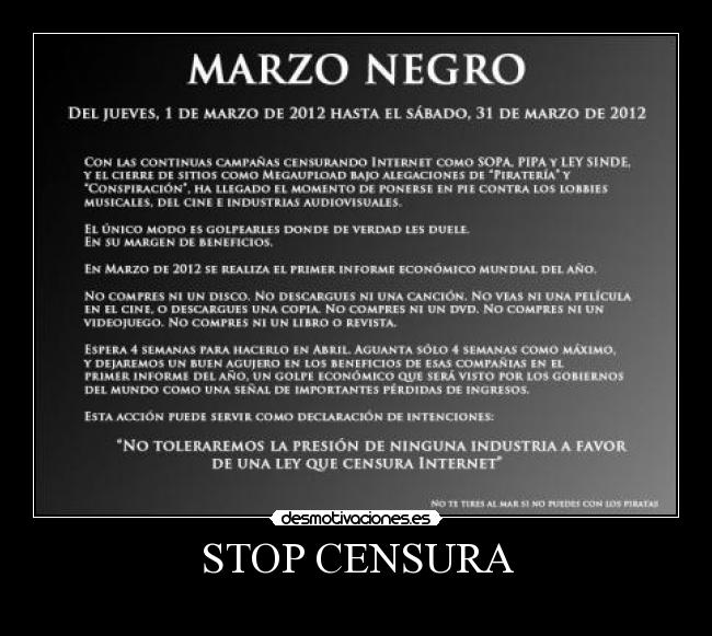 STOP CENSURA - 