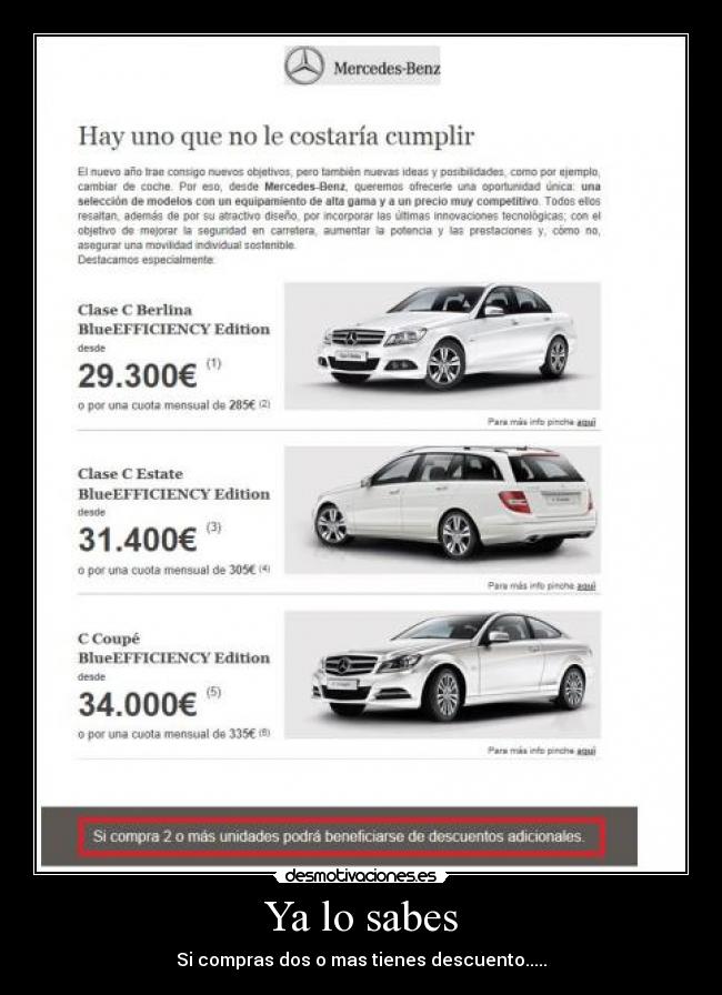 carteles pepox mercedes ventas promociones cachondeo desmotivaciones