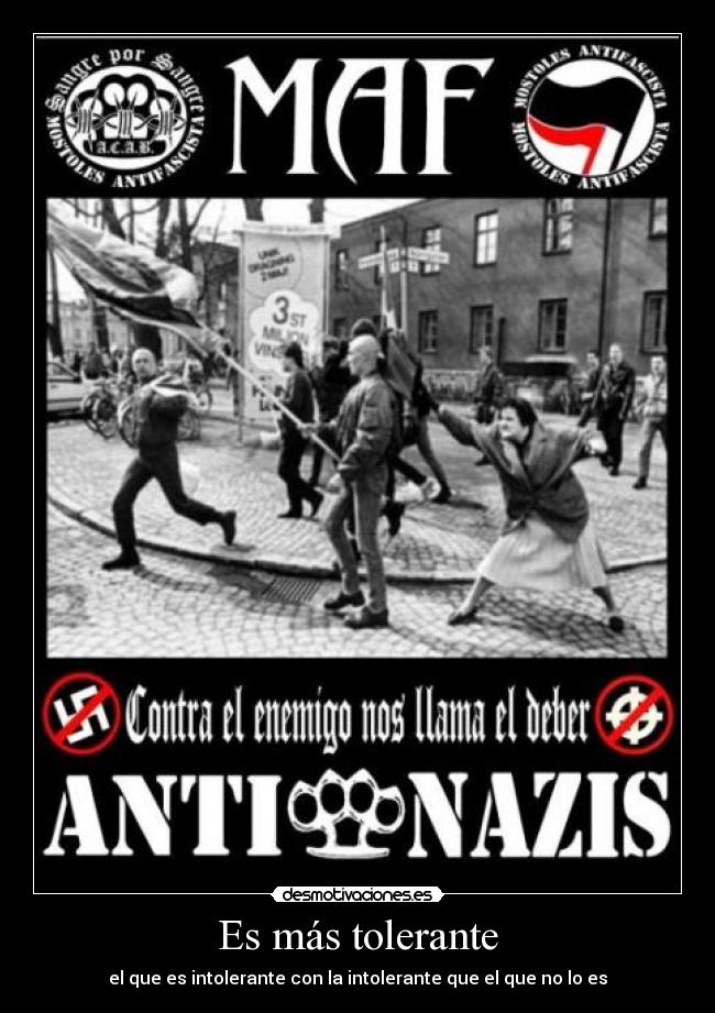 carteles clanantifas kaf antinazis antifascistas antifas antifa mostoles desmotivaciones