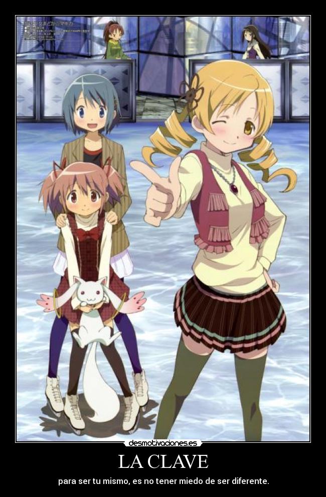 LA CLAVE - para ser tu mismo, es no tener miedo de ser diferente.