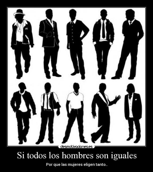 carteles mujeres hombres eligen tanto desmotivaciones