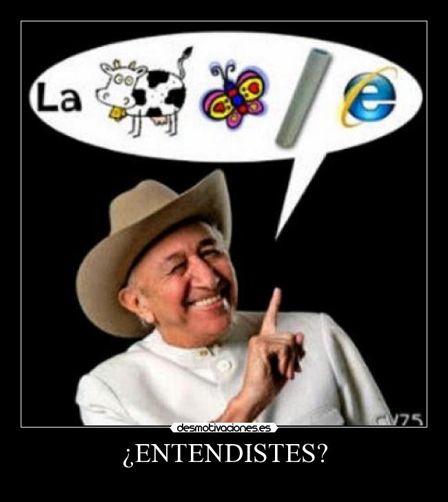 ¿ENTENDISTES? -