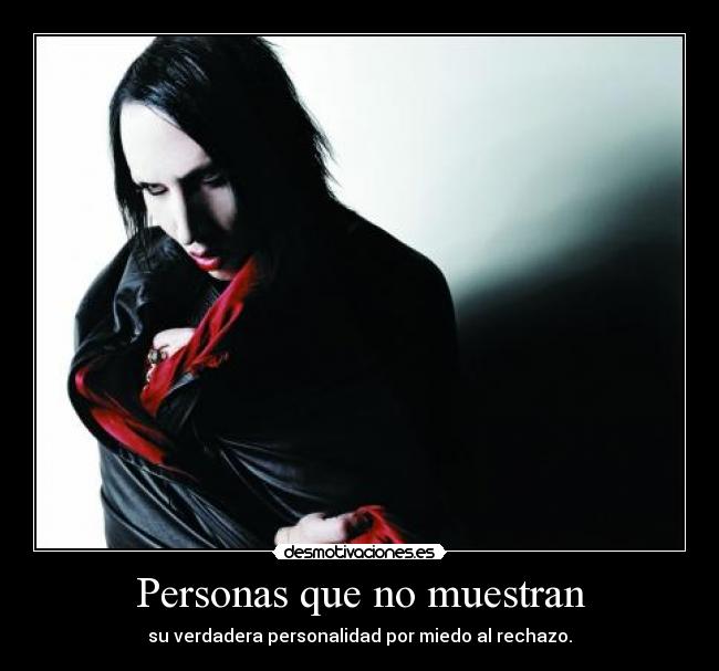 Personas que no muestran - 