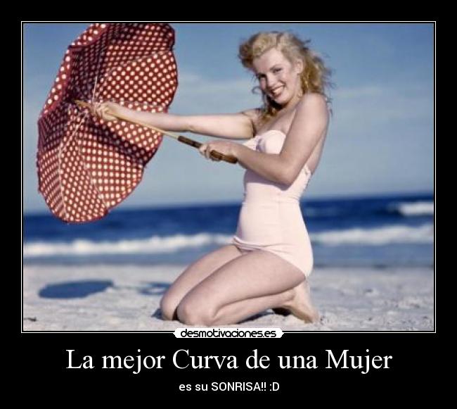 carteles mujer sonrisa desmotivaciones