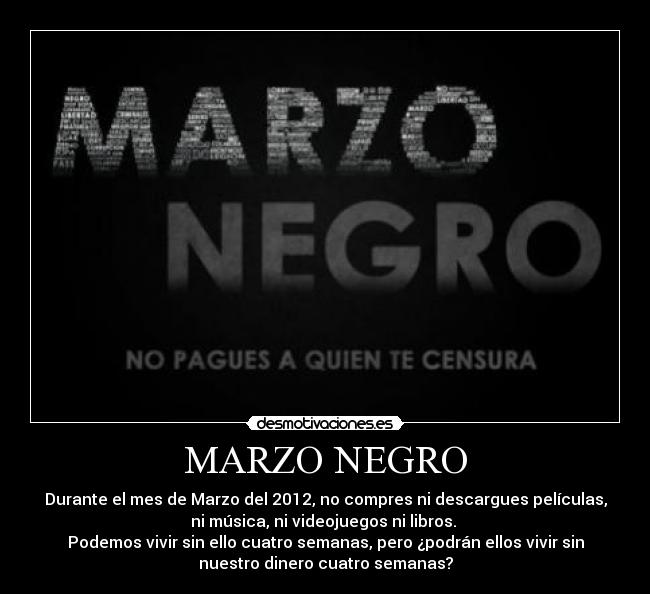 MARZO NEGRO -