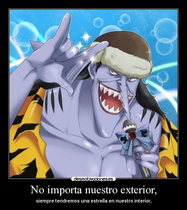 carteles arlong super starck one piece desmotivaciones