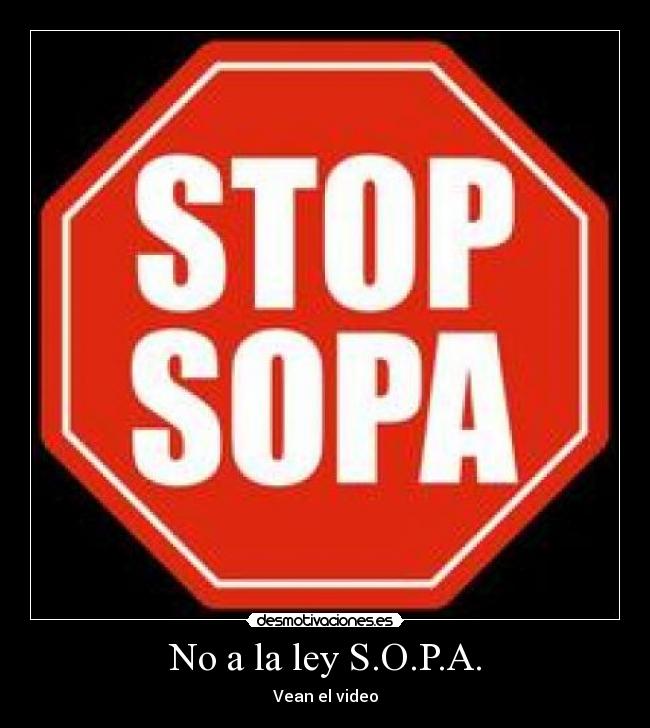 No a la ley S.O.P.A. - 