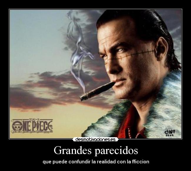 carteles crocodile one piece parece steven seagal desmotivaciones