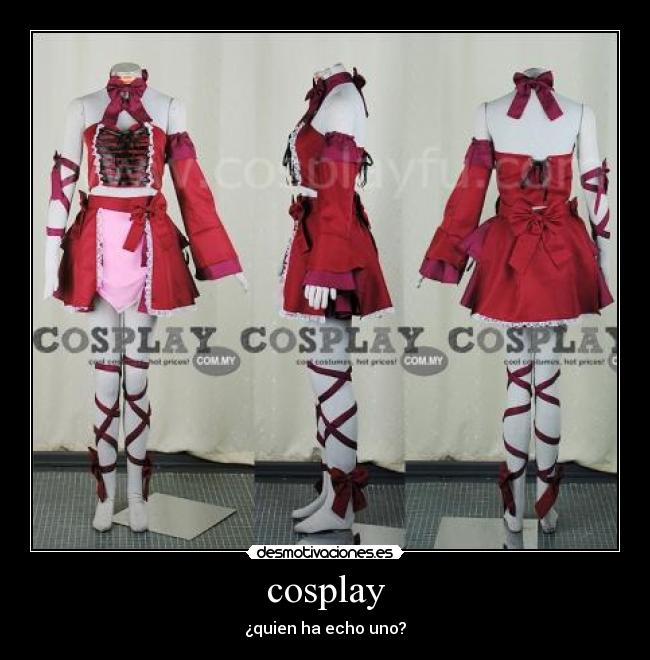 cosplay - ¿quien ha echo uno?