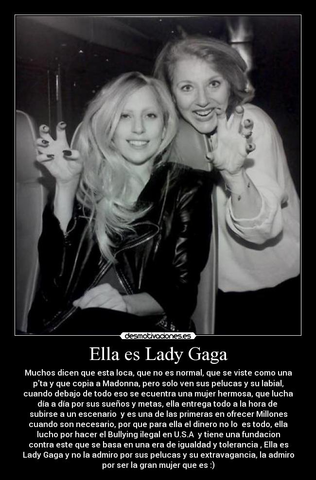 Ella es Lady Gaga - 