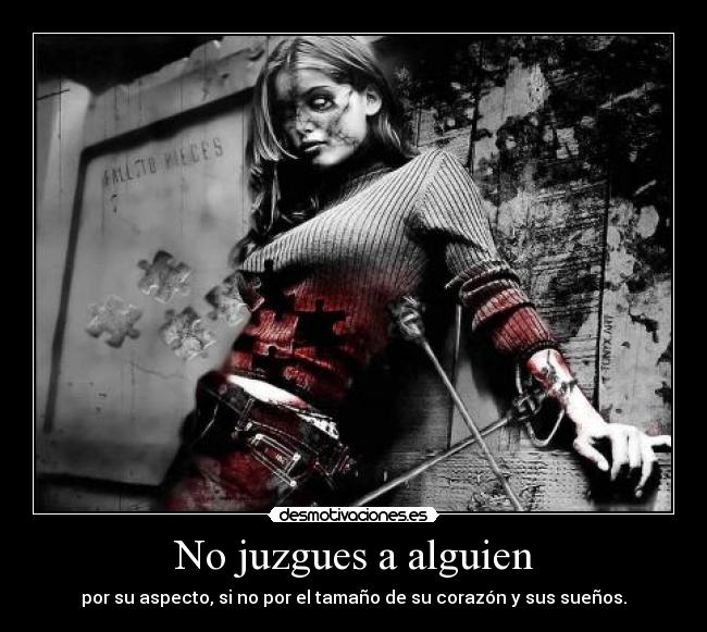 No juzgues a alguien - 