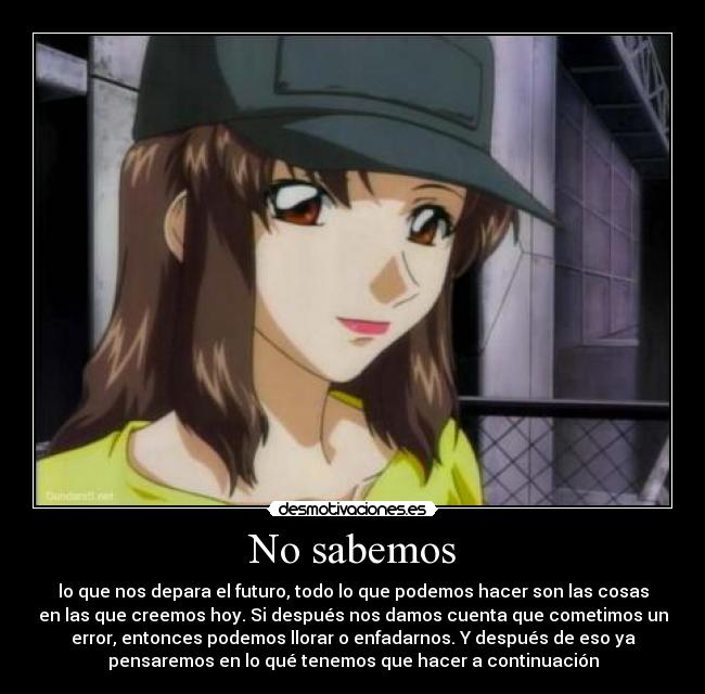 No sabemos -