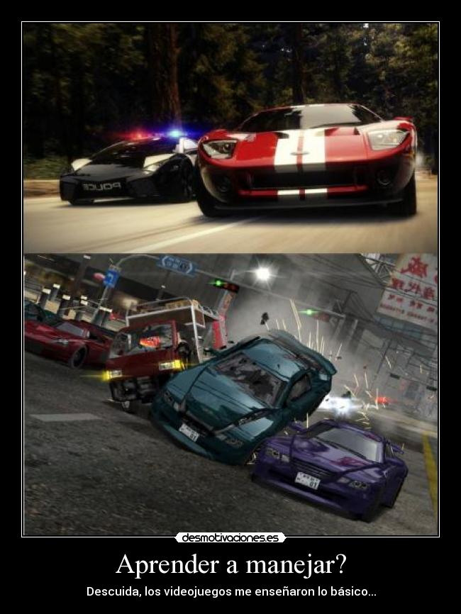 Aprender a manejar? -