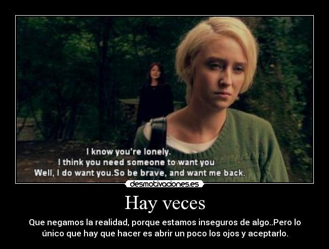 Hay veces -