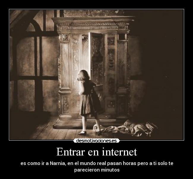 carteles internet narnia internet computadora desmotivaciones