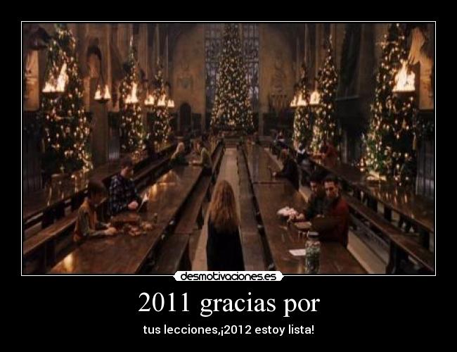 2011 gracias por - tus lecciones,¡2012 estoy lista!