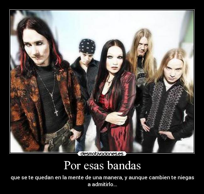 carteles bandas nightwish tarja etc desmotivaciones