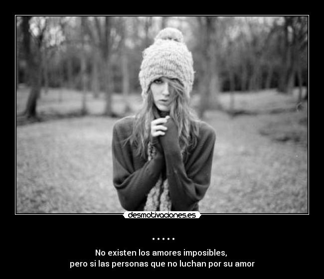 carteles existen los amores imposibles desmotivaciones