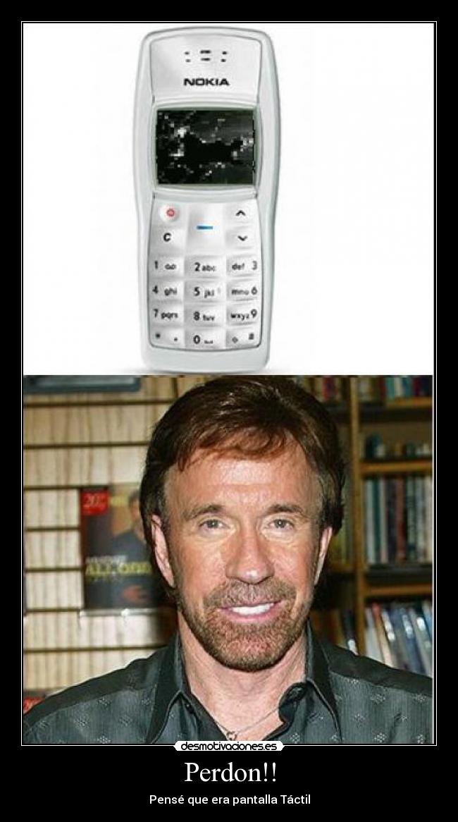 Perdon!! - Pensé que era pantalla Táctil