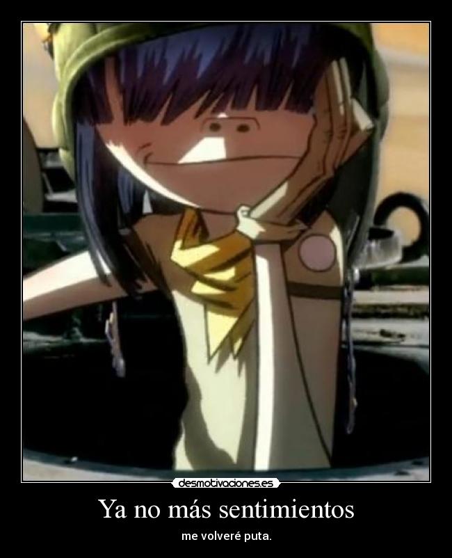 Ya no más sentimientos -