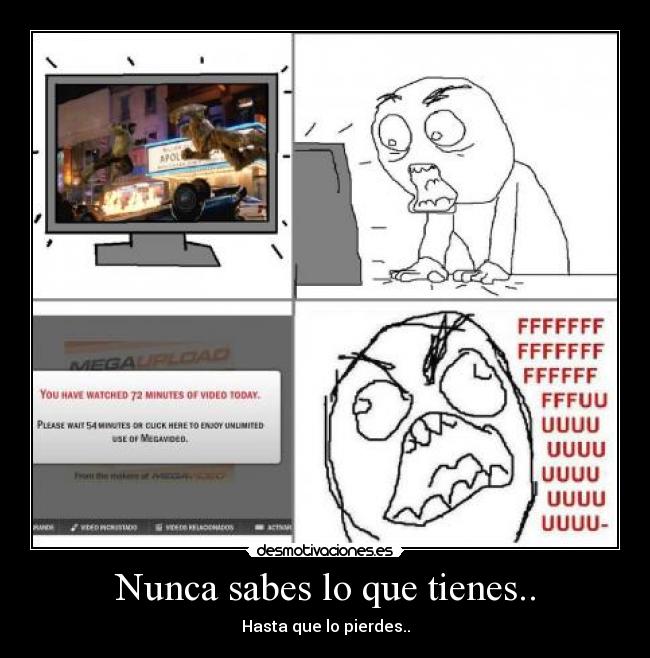 Nunca sabes lo que tienes.. -