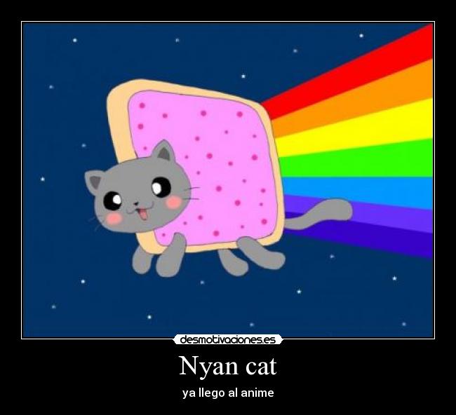 carteles nyan cat anime desmotivaciones