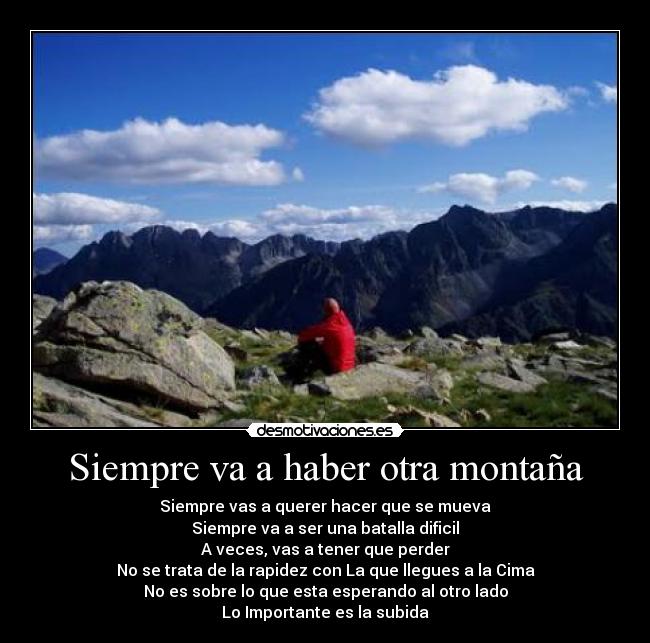 carteles the climb desmotivaciones