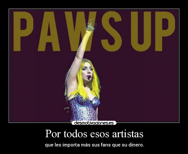 Por todos esos artistas - 