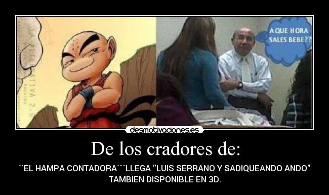 carteles sadicos profesores krilin parecidos desmotivaciones