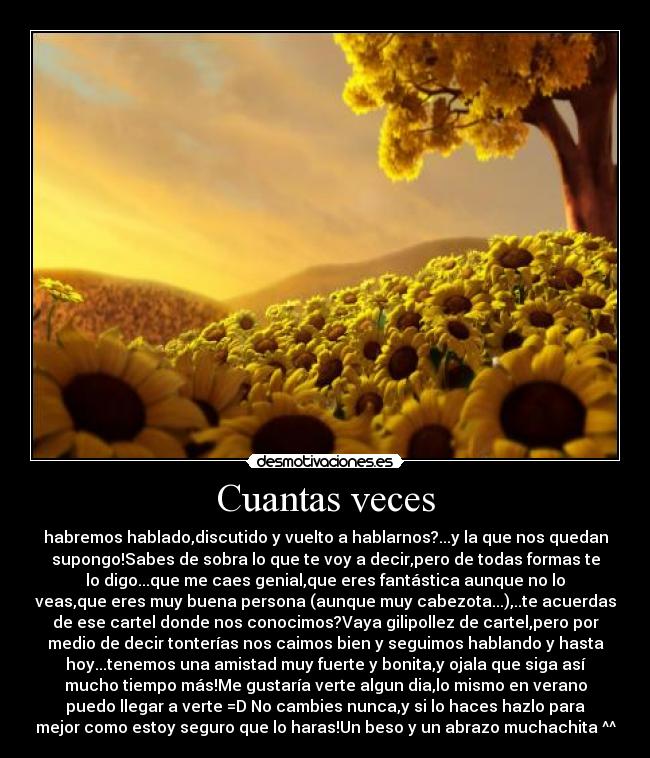 Cuantas veces -