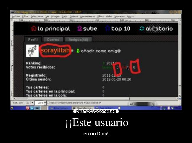 ¡¡Este usuario - es un Dios!!