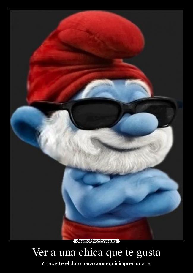 Ver a una chica que te gusta -