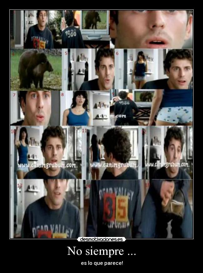 No siempre ... - es lo que parece!