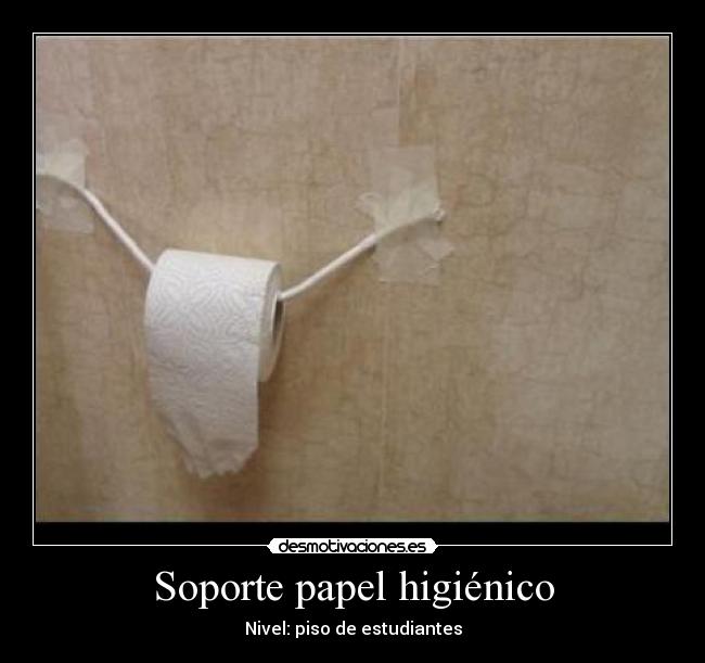 Soporte papel higiénico -