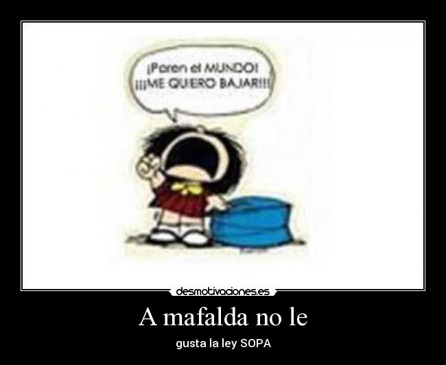 A mafalda no le - 