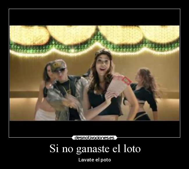 Si no ganaste el loto - 
