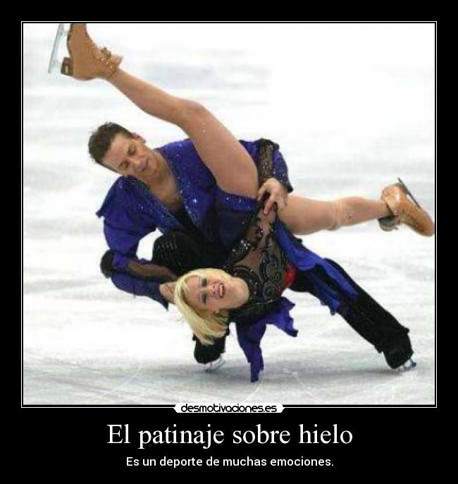 El patinaje sobre hielo - 