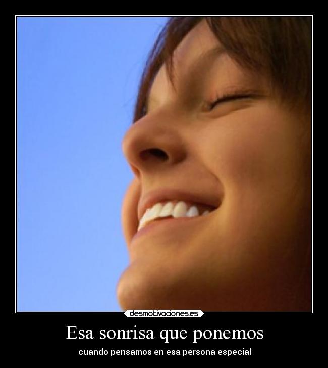 Esa sonrisa que ponemos -