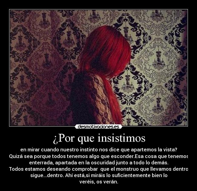 ¿Por que insistimos - 