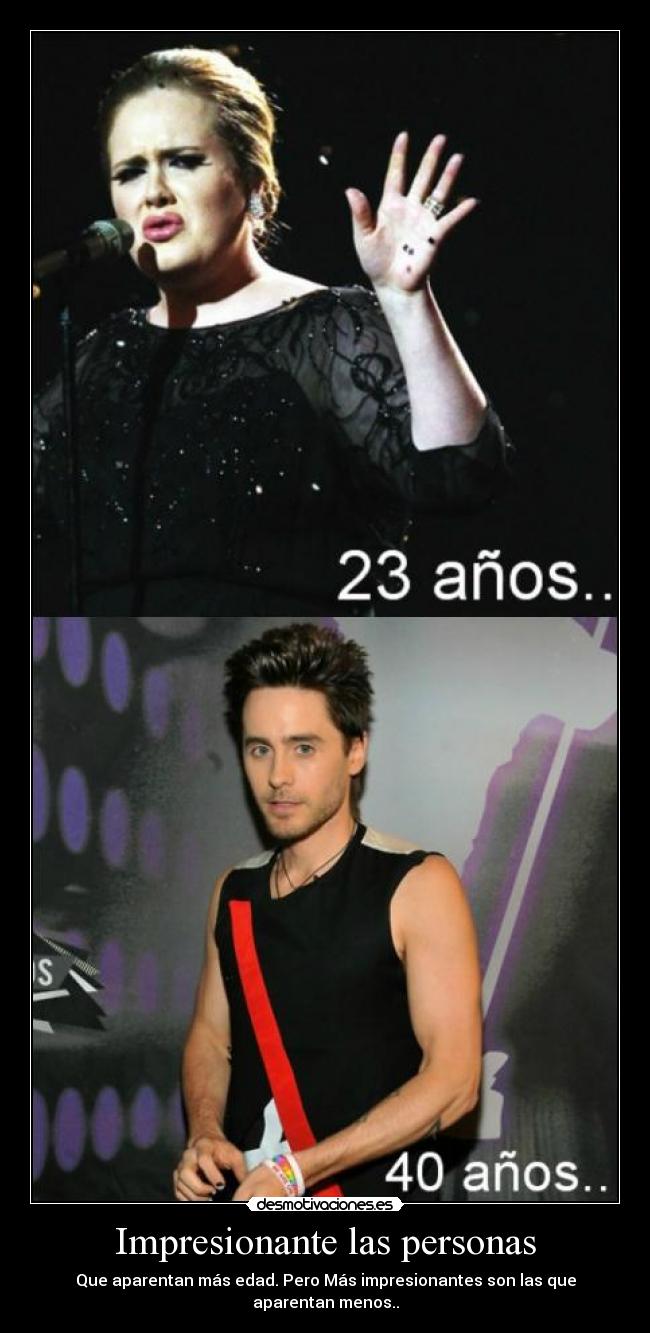 Impresionante las personas -