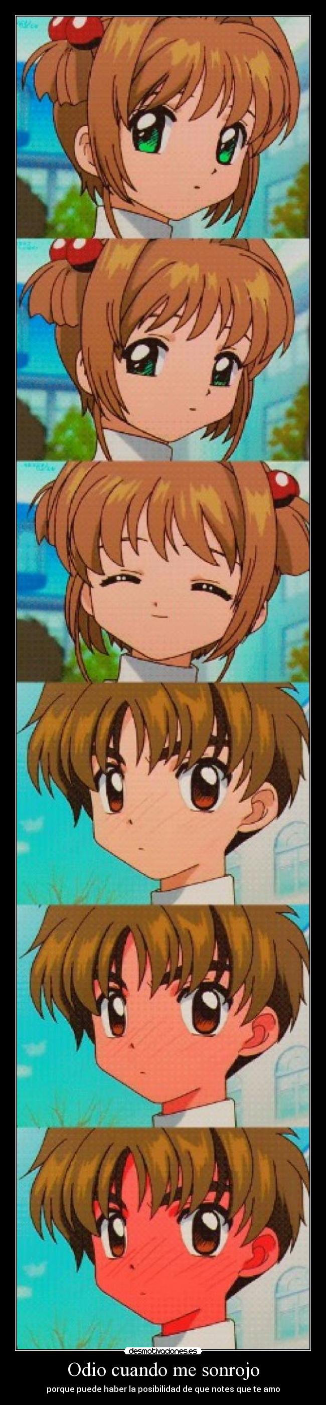 Odio cuando me sonrojo - 