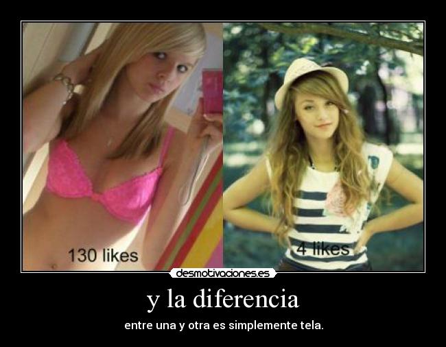y la diferencia -