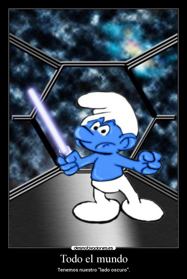 carteles mundo papapitufo jedi desmotivaciones