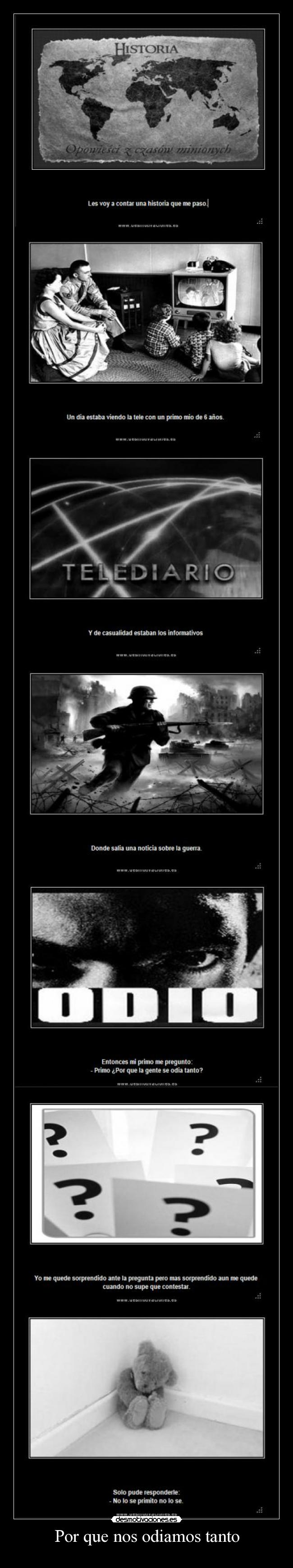 Por que nos odiamos tanto -