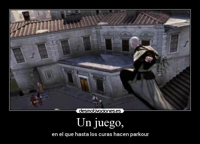 carteles curas assassins creed desmotivaciones