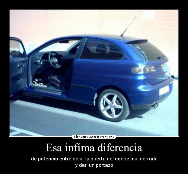 Esa infíma diferencia -