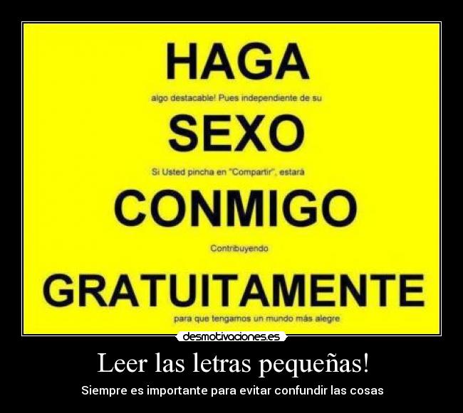 carteles leer letritas humor sexo gratuito desmotivaciones