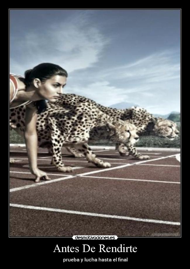 Antes De Rendirte - prueba y lucha hasta el final