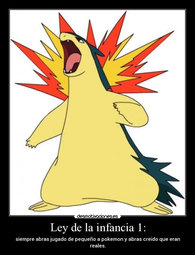 carteles infancia pokemon desmotivaciones