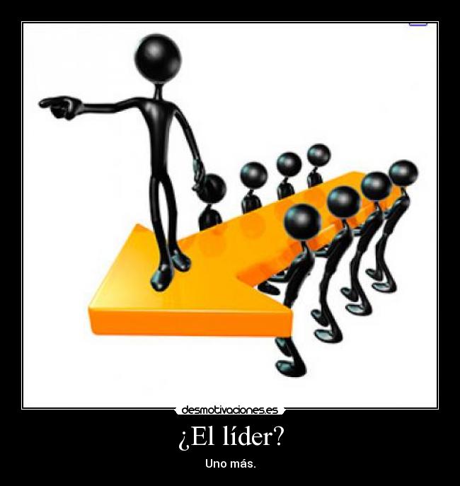 ¿El líder? - Uno más.